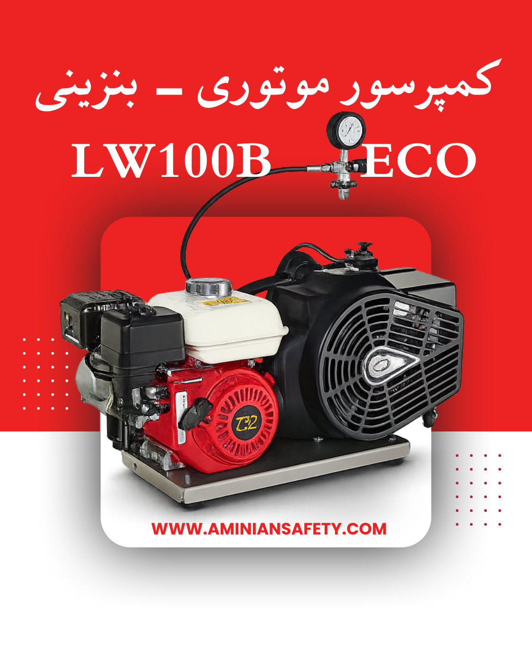 کمپرسور بنزینی هوای فشرده LW 100B ECO